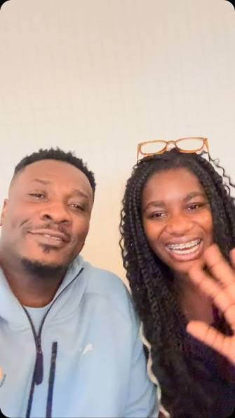 She’s a Big Girl Now’ – Asamoah Gyan Emotionally Reunites With Castro’s Daughter