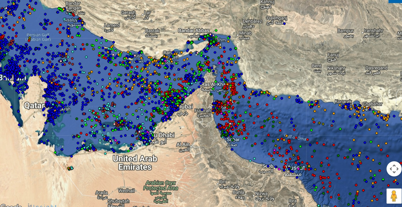 Tracking Traffic in the Strait of Hormuz as Global Shipping Faces Heightened Tensions